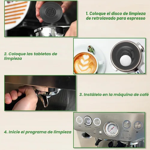 Vista 6 de Disco de limpieza de 2.126 in para Breville Paquete de 2 discos de limpieza