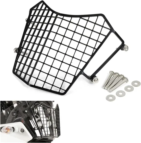Vista 4 de Headlight Grill Guard Motorcycle Headlight Guard Front Light Headlamp Grille Guard Cover Protector For T&enere 700 XTZ690 For XTZ 690 Tenere700