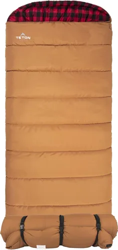 Vista 8 de TETON Sports Deer Hunter Sleeping Bag, Warm and Comfortable Camping Sleeping Bag, Teton Tough Canvas Shell for Camping, Hunting, and Cold Weather