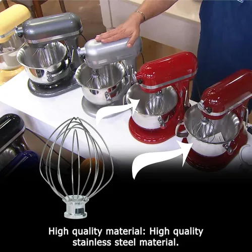 Vista 6 de 63227 Para Hamilton Beach Wire Whisk Eclectrics para pieza de repuesto de mezclador de soporte totalmente metálico