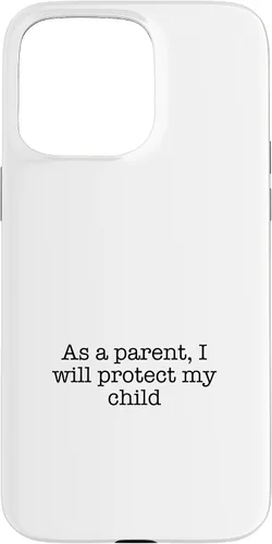 Vista 28 de As a parent, I will protect my child Case for iPhone 16