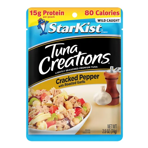 Vista 39 de StarKist Tuna Creations Ginger Sesame - Sabor de jengibre y sésamo para atún 14g Protein Per Serving, Wild Caught, Shelf Stable Seafood, Gluten