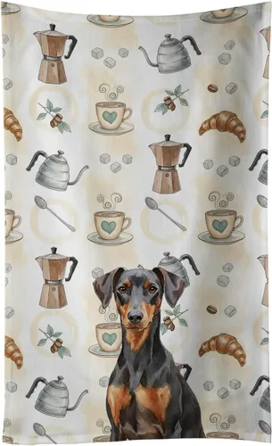 Vista 139 de Caroline's Treasures Afghan Hound - Toalla de cocina para barra de café, terciopelo frontal y lazo de algodón, lavable a máquina Sabueso afgano