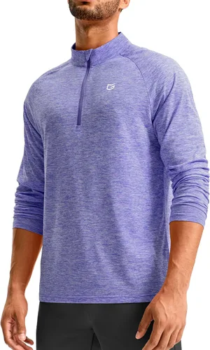 Vista 16 de G Gradual Camisetas deportivas de manga larga con cremallera de un cuarto Blanco