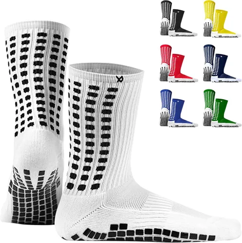 Vista 16 de LUX Sports Calcetines de Doble Agarre - Calcetines de Agarre para Fútbol para Hombres y Mujeres. Rendimiento y Comodidad GripArray