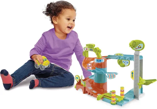 Vista 3 de Clementoni Baby, Fun Garage, 18+ Meses, 17482, Multicolor