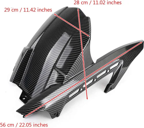 Vista 3 de Guardabarros trasero de motocicleta para KAWASAKI Z900 Z900RS 2017-2022