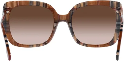 Vista 7 de BURBERRY Gafas de sol BE 4323 400513 Caroll Check Marrón Gradient Br, café a cuadros
