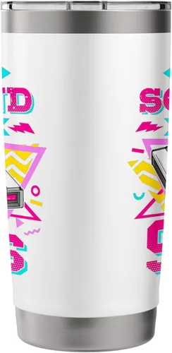 Vista 2 de 90s Nostalgia Retro 90s Dial Up Internet Vintage Stainless Steel Insulated Tumbler