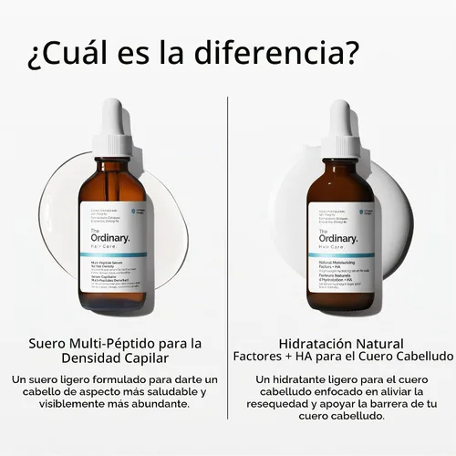 Vista 6 de The Ordinary Multi-Peptide Serum for Hair Density, Peptide-Powered Formula for Thicker, Fuller Looking Hair