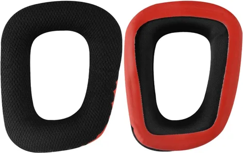 Vista 3 de Geekria Comfort Almohadillas de repuesto para auriculares Logitech G35, G430, G432, G332, G930, F450, piezas de reparación con guía de video