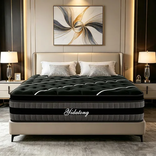 Vista 17 de Twin Mattress, 10 inch Twin Size Mattress Luxury Hybrid with Memory Foam & Pocket Springs for Dual Additional Support and Motion Isolation, Medium