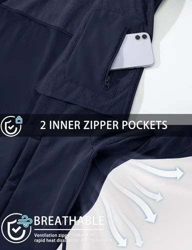 Vista 5 de MAGCOMSEN - Chaqueta táctica para hombre, de invierno, con forro polar y bolsillos múltiples, para esquiar, impermeable, forrada
