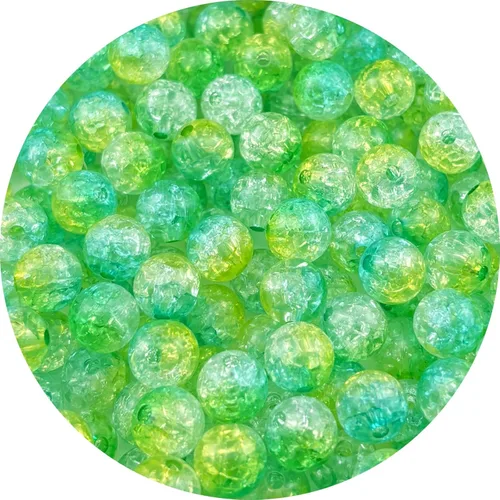 Vista 24 de Jmassyang 100 cuentas acrílicas de 0.472 in de cristal redondas de plástico espaciador para decoración de bricolaje, collares, pulseras, aretes