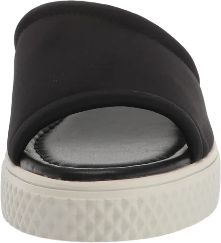 Vista 2 de Aerosoles Sandalia Evon Slide para mujer, Tela negra