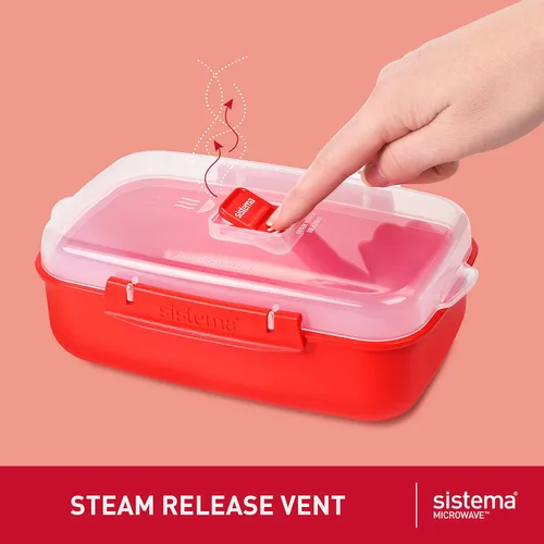 Vista 3 de Sistema 1153 Microondas Heat & Eat, rojo