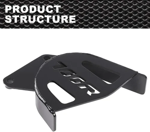 Vista 7 de CNNELL Protector de cubierta de piñón guía de cadena ATV compatible con Yamaha Raptor 700 R 2006-2020