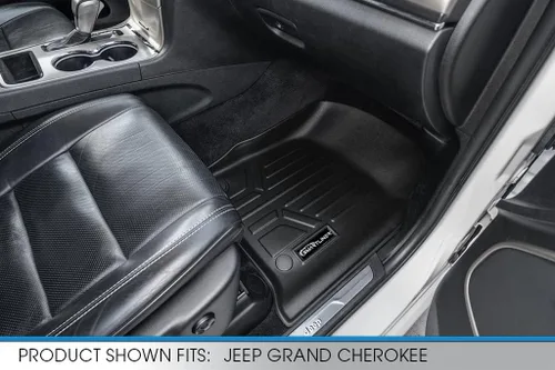 Vista 3 de SMARTLINER Juego de alfombrillas de primera fila de ajuste personalizado compatibles con Dodge Durango 2016-2025