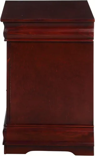 Vista 4 de Acme NIGHTSTAND - Mesa auxiliar de almacenamiento de 21 pulgadas de largo x 15 pulgadas de ancho x 24 pulgadas de alto, mesa auxiliar
