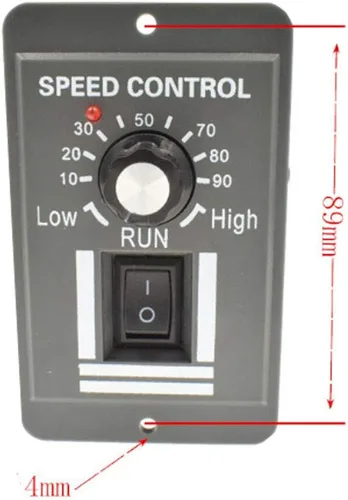 Vista 7 de Controlador de motor de CC X0540 40A 12V24V36V48V Control de velocidad del motor PWM Interruptor de velocidad variable