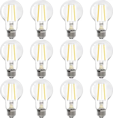 Vista 13 de Energetic - Bombilla LED Edison A19, regulable E26, equivalente a 60 W 3000K Blanco Cálido