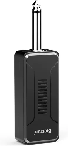 Vista 7 de Bietrun Receptor de micrófono inalámbrico UHF WXM02/WXM04, batería recargable de 720 mAh, rango de 160 pies, salida de 1/4 pulgadas para karaoke
