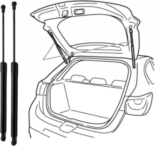 Vista 4 de Varilla de amortiguador para puerta trasera de automóvil, resortes de gas para Renault Sandero/Stepway II (B8) 2013-2020