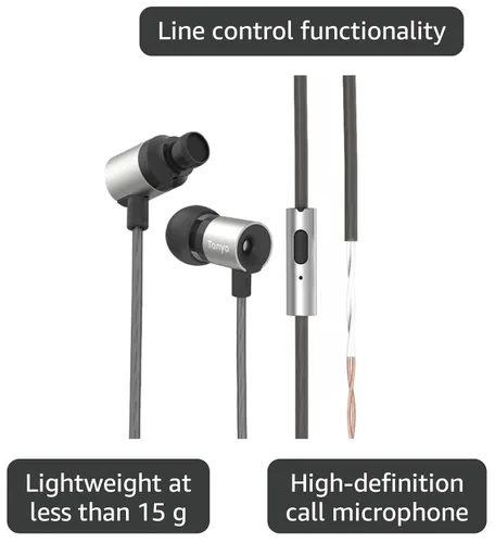 Vista 2 de Fanmusic TANCHJIM Tanya 7MM Dynamic Earphone 0.138 in Line Plug Auriculares HiFi (Tanya DSP)