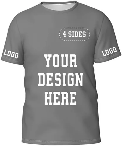 Vista 2 de Camisetas personalizadas para hombres, camisas personalizadas, diseña las tuyas