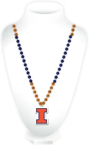 Vista 47 de Rico Industries NCAA Fan Shop - Cuentas estilo Mardi Gras con logotipo del equipo 3-Color del