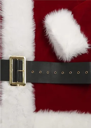 Vista 9 de Disfraz de Papá Noel de Navidad para adultos hombres de lujo para Santa Claus