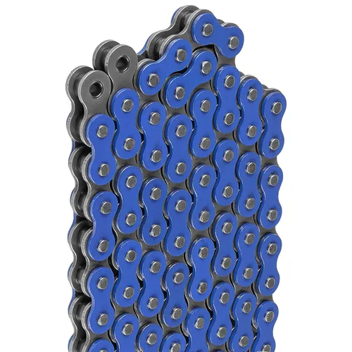 Vista 4 de Caltric Cadena de transmisión azul compatible con Yamaha Fz09 2014 2015 2016