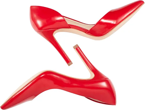 Vista 4 de JENN ARDOR - Zapatos de tacón de aguja alto para mujer - Punta cerrada fina, diseño clásico de meter, zapatos de vestir