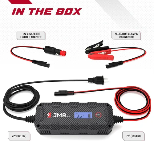 Vista 8 de Cargador de batería Mazda Cargador de goteo Acondicionador Mantenedor (sin modo de litio) 12V 6A Trickle Charger Conditioner Maintainer For CX-90
