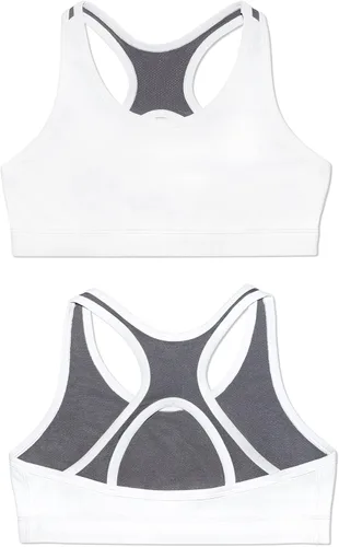 Vista 5 de Fruit of the Loom Sujetador deportivo Stay Dry Racerback para niña