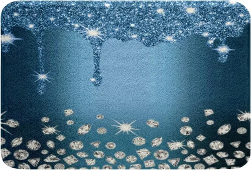 Vista 12 de Feelyou Alfombras de baño con lazo coquette de 16 x 24 pulgadas, tapetes de baño Leopared con lazos para niños, adolescentes y adultos con purpurina