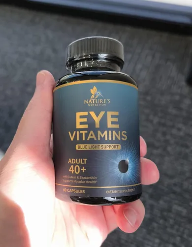 Vista 6 de Vitaminas para los ojos - Vitamina de salud ocular con luteína y zeaxantina - Visión Salud macular y apoyo para los ojos con zinc, vitaminas C E