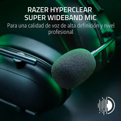 Vista 2 de Razer BlackShark V2 HyperSpeed Auriculares inalámbricos para juegos para PC