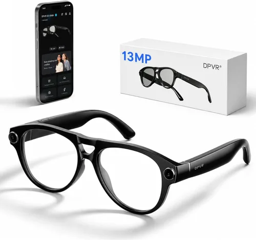 Vista 12 de Gafas inteligentes G1 AI con cámara y Bluetooth, gafas de grabación de video de 8MP Camera glasses with AI translation, visual recognition, voice