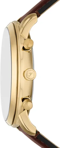 Vista 3 de Fossil Neutra Quartz Reloj cronógrafo de acero inoxidable y cuero para hombre