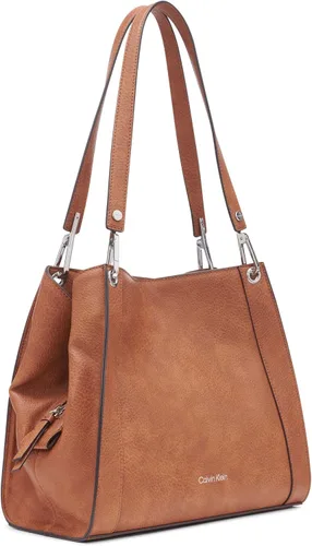 Vista 5 de Calvin Klein Reyna - Bolso de hombro con triple compartimento