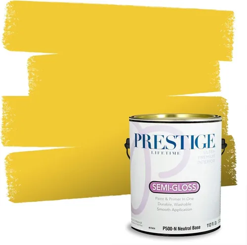 Vista 144 de PRESTIGE Pinturas de pintura exterior e imprimación en uno, 1 galón, plano, combinación comparable de Benjamin Moore* Pila de heno