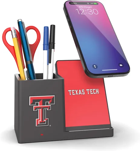 Vista 31 de SOAR NCAA - Soporte de carga inalámbrico unisex para teléfono celular y organizador de escritorio Color del