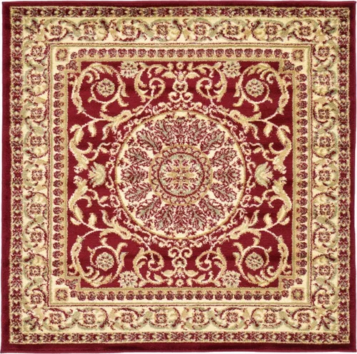 Vista 27 de Unique Loom colección Versailles - Alfombra de área con patrón de medallón, motivo floral; estilo tradicional clásico