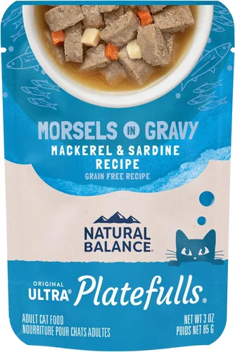 Vista 18 de Natural Balance - Comida húmeda para gatos adultos de interior, sin grano, fórmula Original Ultra Platefulls, receta de pollo y hígado de pollo