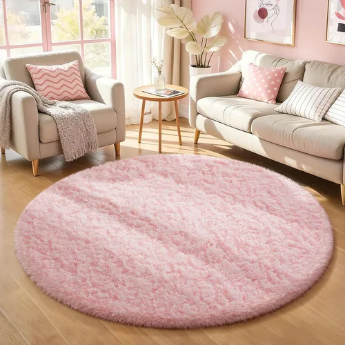 Vista 79 de Ophanie - Alfombras para sala de estar, antideslizante y suave, de felpa grandes y peludas para dormitorio, peludas para niños y niñas, decoración