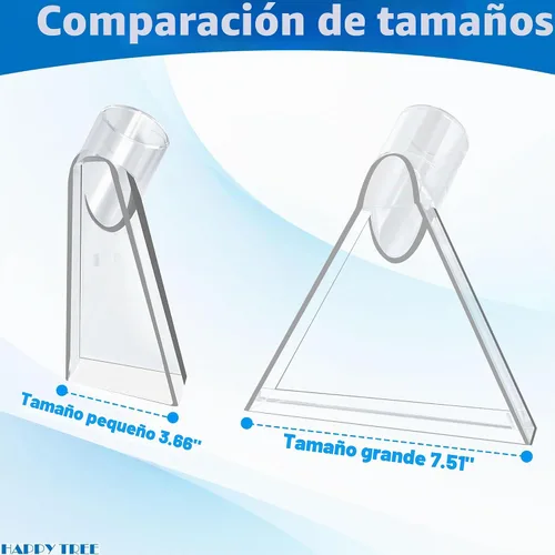 Vista 6 de Happy Tree Accesorio de extracción transparente con reductor de 2-1/2 pulgadas para tapicería, limpieza de alfombras y detalles automáticos