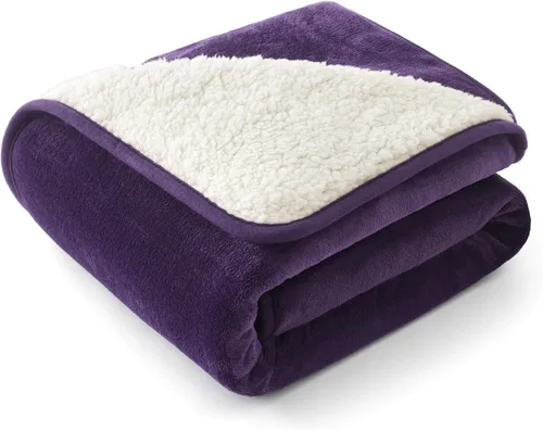 Vista 29 de Bedsure - Mantas impermeables para perros pequeños - Manta de felpa de sherpa con impresión suave lavable para perros y gatos, protector de muebles