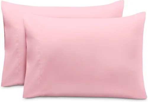 Vista 17 de Bare Home Juego de 2 fundas de almohada de microfibra de tamaño estándar, fundas de almohada refrescantes, doble cepillado, fácil cuidado, cierre