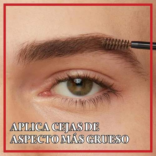 Vista 4 de Maybelline Tattoo Studio Gel de Estilo para Cejas, Maquillaje de Cejas Impermeable, Tinte para Cejas para un Uso de Hasta 36 Horas, Rubio, 1 Unidad